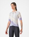 CASTELLI Kurzarm Fahrradtrikot - AERO PRO 8S - Lila