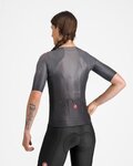 CASTELLI Kurzarm Fahrradtrikot - A/C W - Schwarz