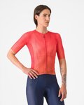 CASTELLI Kurzarm Fahrradtrikot - A/C W - Rot