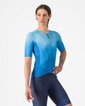 CASTELLI Kurzarm Fahrradtrikot - A/C W - Blau