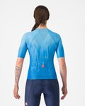 CASTELLI Kurzarm Fahrradtrikot - A/C W - Blau