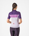 CASTELLI Kurzarm Fahrradtrikot - ELEGANTE - Lila/Rosa/Weiß