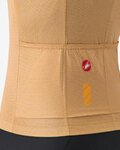 CASTELLI Kurzarm Fahrradtrikot - UNLIMITED W - Braun