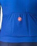 CASTELLI Langarm Fahrradtrikot für den Sommer - UPF LONG - Blau