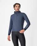 CASTELLI Winddichte Fahrradjacke - FLY UNLTD - Blau