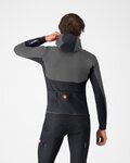 CASTELLI Winddichte Fahrradjacke - FLY UNLTD - Schwarz/Grau