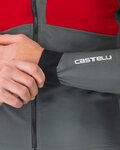CASTELLI Winddichte Fahrradjacke - FLY UNLTD - Rot/Grau