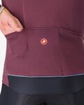 CASTELLI Fahrrad-Thermojacke - ALPHA 150 - bordeaux