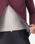 CASTELLI Fahrrad-Thermojacke - ALPHA 150 - bordeaux