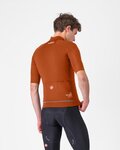 CASTELLI Winddichte Fahrradjacke - DO.DI.CI. SHORT SLEEVE - Braun