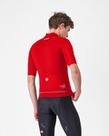 CASTELLI Winddichte Fahrradjacke - DO.DI.CI. SHORT SLEEVE - Rot