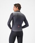 CASTELLI Langarm Fahrradtrikot für den Winter - APICE - Grau