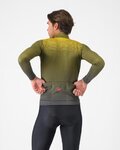 CASTELLI Langarm Fahrradtrikot für den Winter - APICE - Grün