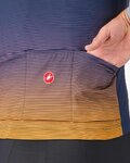 CASTELLI Langarm Fahrradtrikot für den Winter - APICE - Blau