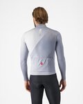 CASTELLI Langarm Fahrradtrikot für den Winter - AMPLIFY - Grau