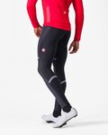 CASTELLI Lange Fahrradhose mit Trägern - POLARE 4 - Schwarz