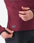 CASTELLI Kapuzenpullover - UNLIMITED ROAM - bordeaux