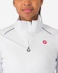 CASTELLI wasserfeste Jacke - EMERGENCY 3 W RAIN - Weiß
