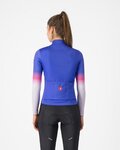 CASTELLI Langarm Fahrradtrikot für den Winter - CORSO THERMAL - Lila