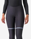 CASTELLI Lange Fahrradhose mit Trägern - POLARE 2 W - Schwarz