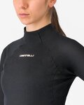 CASTELLI Langarm Fahrrad-Shirt - FLANDERS 2 WARM W - Schwarz