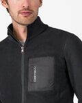 CASTELLI Kapuzenpullover - CLASSICO FLEECE - Schwarz