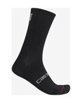 CASTELLI Klassische Fahrradsocken - COMO 20 THERMAL - Blau