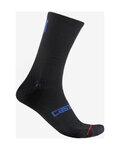 CASTELLI Klassische Fahrradsocken - COMO 15 W - Schwarz