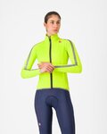CASTELLI wasserfeste Jacke - ULTRA W RAIN CAPE - Grün