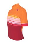CASTELLI Kurzarm Fahrradtrikot - SQUADRA GUEST DESIGNER A019 - Orange/Rot