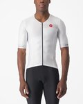 CASTELLI Kurzarm Fahrradtrikot - FREE SPEED 2 RACE - Weiß/Schwarz