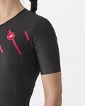 CASTELLI Fahrrad-Unteranzug - FREE SANREMO 2 W - Schwarz/Rosa