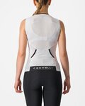CASTELLI Ärmelloses Fahrradtrikot - FREE W TRI - Weiß/Schwarz