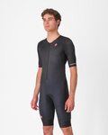 CASTELLI Fahrrad-Unteranzug - CORE TRI SUIT SHORT SLEEVE - Schwarz