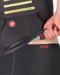 CASTELLI Kurzarm Fahrradtrikot - FREE SPEED 3 RACE TOP - Schwarz