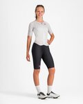 CASTELLI Fahrrad-Unteranzug - FREE SANREMO 3 W SUIT SHORT SLEEVE - Weiß/Silber/Schwarz