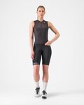 CASTELLI Ärmelloses Fahrradtrikot - FREE SPEED 3 W TOP - Schwarz