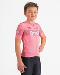 CASTELLI Kurzarm Fahrradtrikot - #GIRO107 KID - Rosa