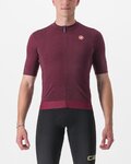 CASTELLI Kurzarm Fahrradtrikot - ESSENZA - bordeaux