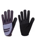 BBB Langfinger-Fahrradhandschuhe - LITEZONE - Grau/Schwarz