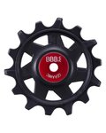 BBB Riemenscheiben - ROLLERBOYS CERAMIC 12T, 14T - Rot/Schwarz