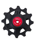BBB Riemenscheiben - ROLLERBOY CERAMIC 12T SR - Rot/Schwarz