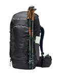VAUDE Rucksack - ASYMMETRIC 42+8 - Schwarz