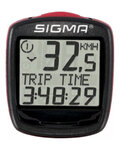 SIGMA SPORT Tachometer - 1200 BASELINE 015 - Rot/Schwarz