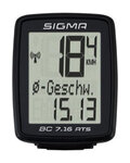 SIGMA SPORT Tachometer - BC 7.16 ATS TOPLINE 016 - Schwarz