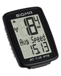 SIGMA SPORT Tachometer - BC 7.16 ATS TOPLINE 016 - Schwarz