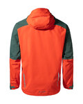 VAUDE wasserfeste Jacke - MOAB RAIN  - Grün/Rot