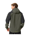 VAUDE wasserfeste Jacke - MOAB RAIN  - Grün/Schwarz