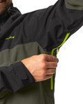 VAUDE wasserfeste Jacke - MOAB RAIN  - Grün/Schwarz