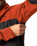 VAUDE wasserfeste Jacke - MOAB RAIN  - Rot/Schwarz